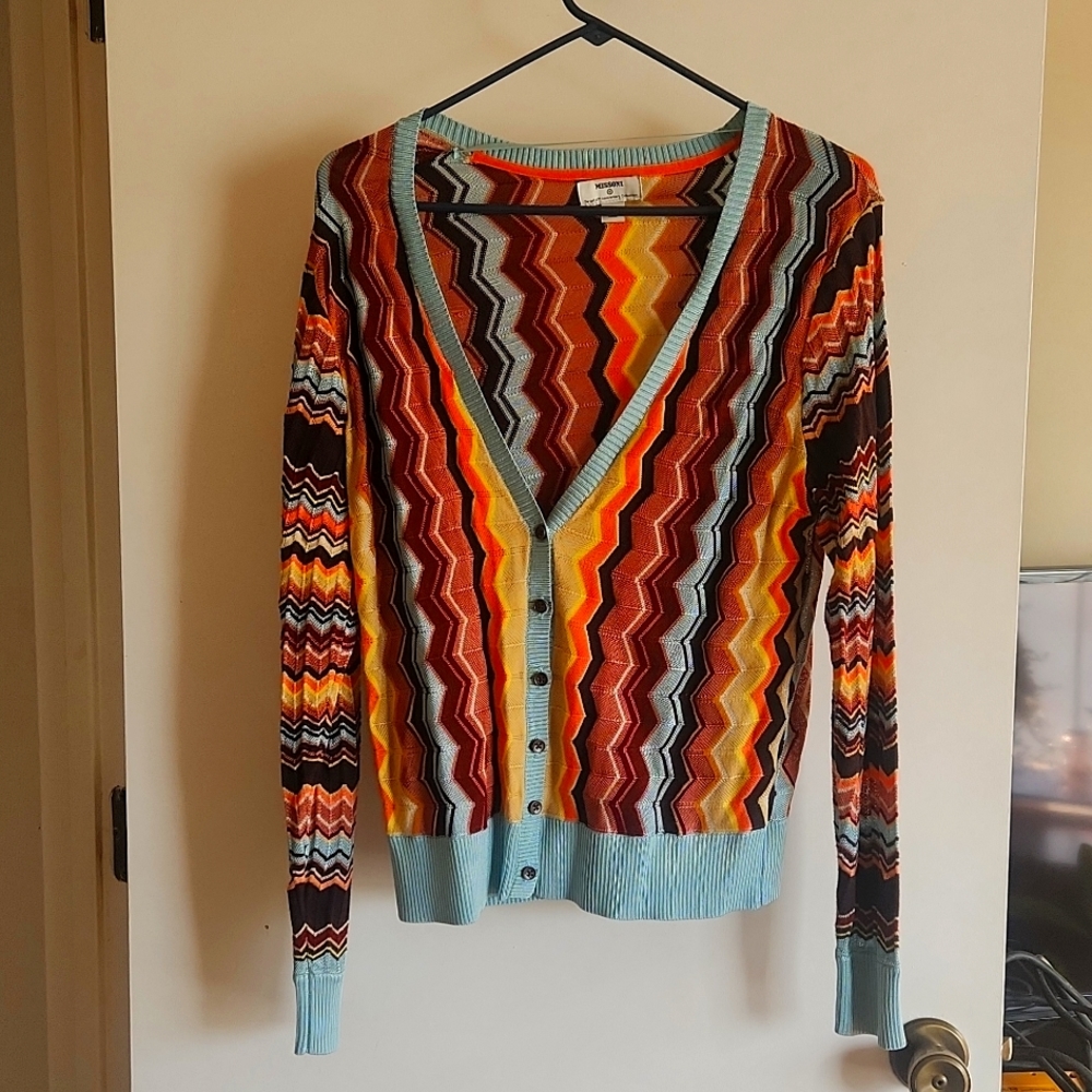 Missoni tribal cardigan.